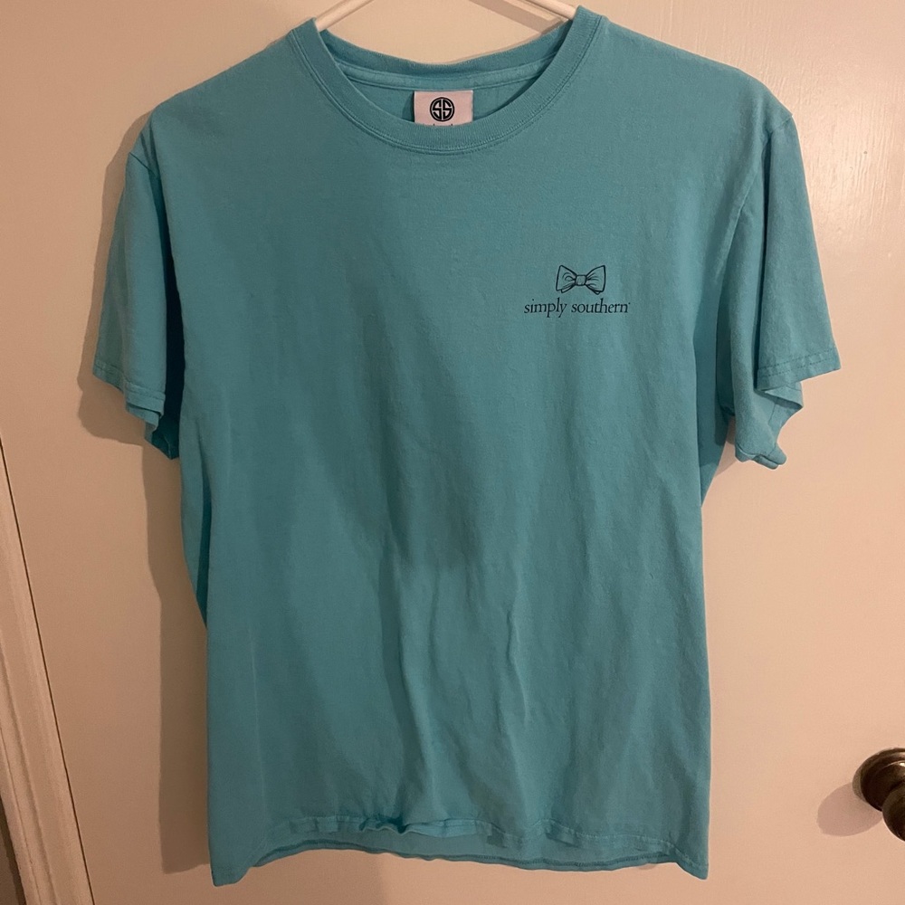 Simply Southern teal t-shirt